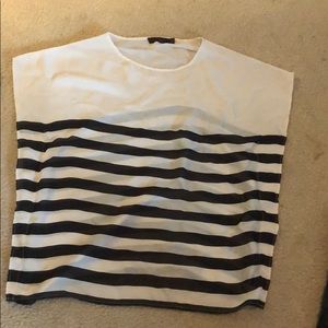 sheer short sleeve blouse